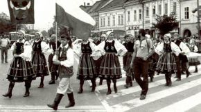 1987r. wrzesień/September SŁOWACJA/Slovakia Presov , Lipany