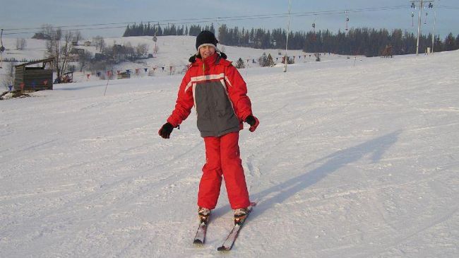 Zuzia jeździ " prawie" równolegle