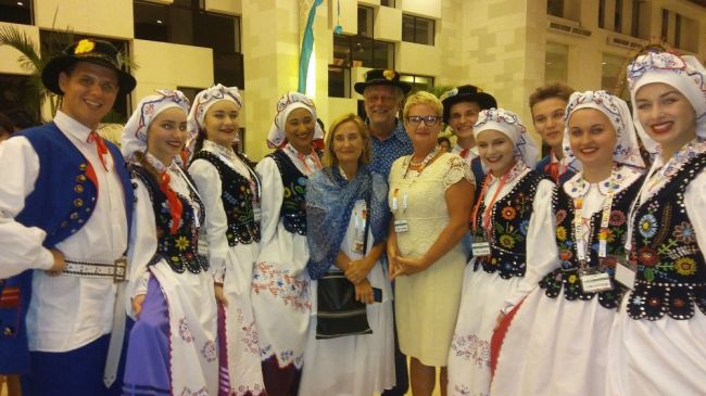 Z Ambasadorem Polski w Indonezji T. Szumowskim z małżonką