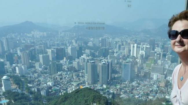 Widok z Seoul Tower