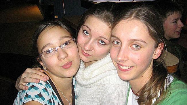 Trzy przyjaciółki nie tylko z kręgielni - Gabrysia, Ania i Paula